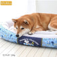 Dog Bed Cool Summer Snoopy Cuddler Small Dogs Medium Dogs Large Dogs | Vacation Pattern Square Cool Touch Sensation Summer Cat Pet Bed Washable Cool Cool Cooling Heat Protection Nursing Care Senior Cushion Fluffy