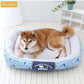 Dog Bed Cool Summer Snoopy Cuddler Small Dogs Medium Dogs Large Dogs | Vacation Pattern Square Cool Touch Sensation Summer Cat Pet Bed Washable Cool Cool Cooling Heat Protection Nursing Care Senior Cushion Fluffy