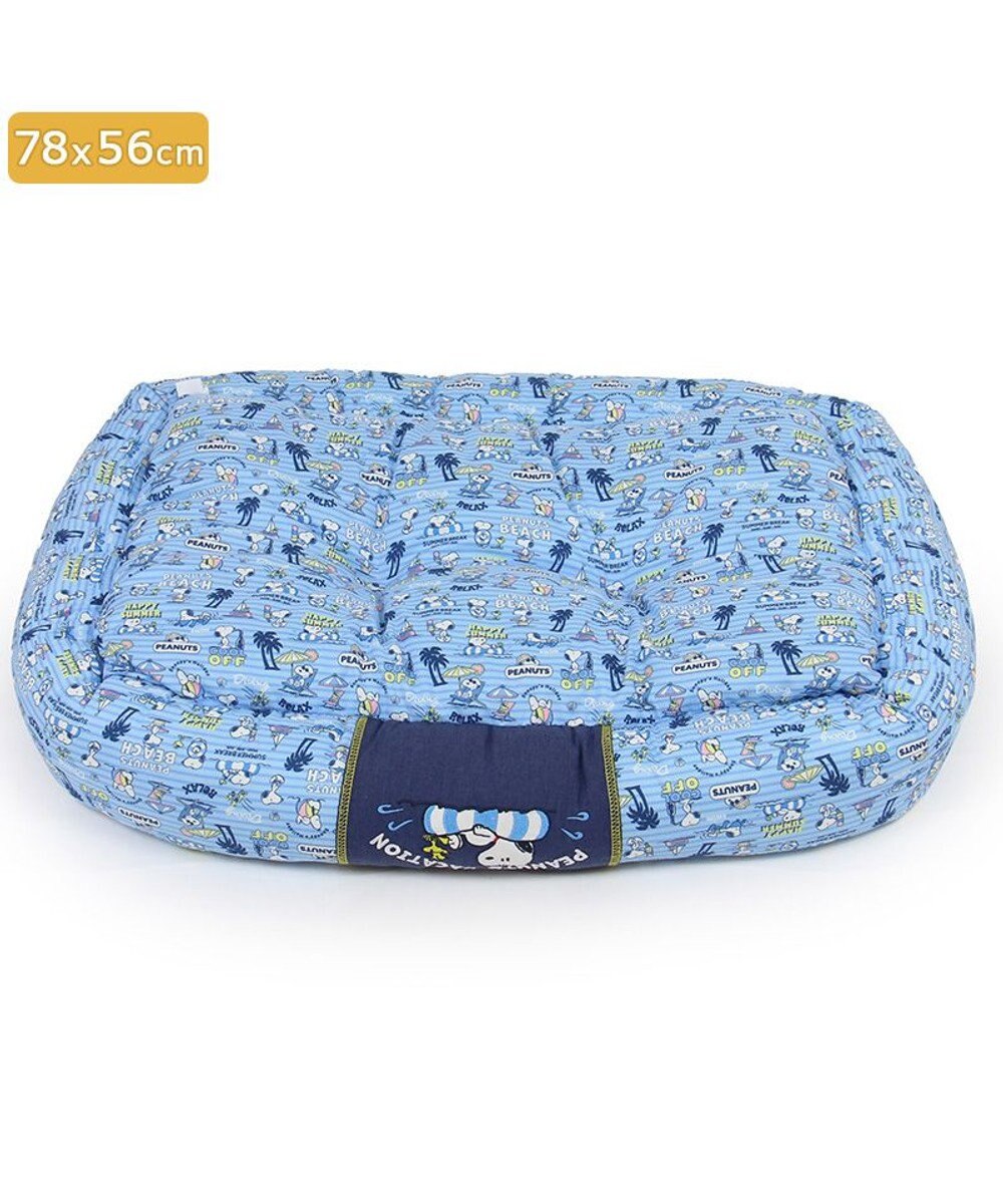 Dog Bed Cool Summer Snoopy Cuddler Small Dogs Medium Dogs Large Dogs | Vacation Pattern Square Cool Touch Sensation Summer Cat Pet Bed Washable Cool Cool Cooling Heat Protection Nursing Care Senior Cushion Fluffy