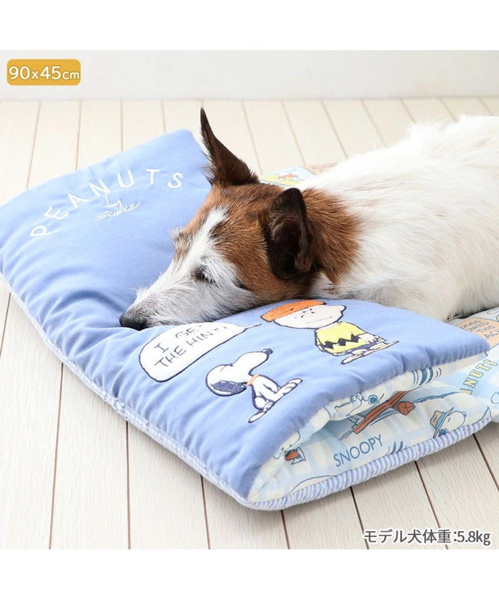 Cooling Roll Mat Summer Cool Snoopy Small  Large | Summertime Pattern Cool Touch Pet Compact Cat Heat Prevention Heat Stroke Prevention Portable Cool Cooling Cool Feel Cool Car