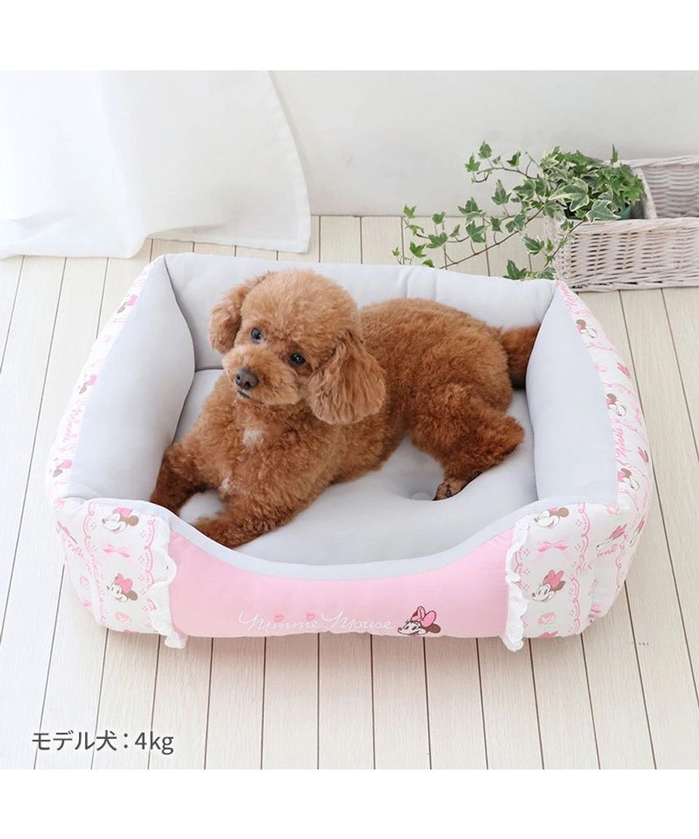 Dog Bed Cool Summer Cuddler Disney Small Dog Lace Pattern | Minnie Mouse Square Cool Touch Summer Cat Pet Bed Washable Cool Cool Cooling Heat Countermeasure Cushion Fluffy