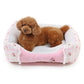 Dog Bed Cool Summer Cuddler Disney Small Dog Lace Pattern | Minnie Mouse Square Cool Touch Summer Cat Pet Bed Washable Cool Cool Cooling Heat Countermeasure Cushion Fluffy