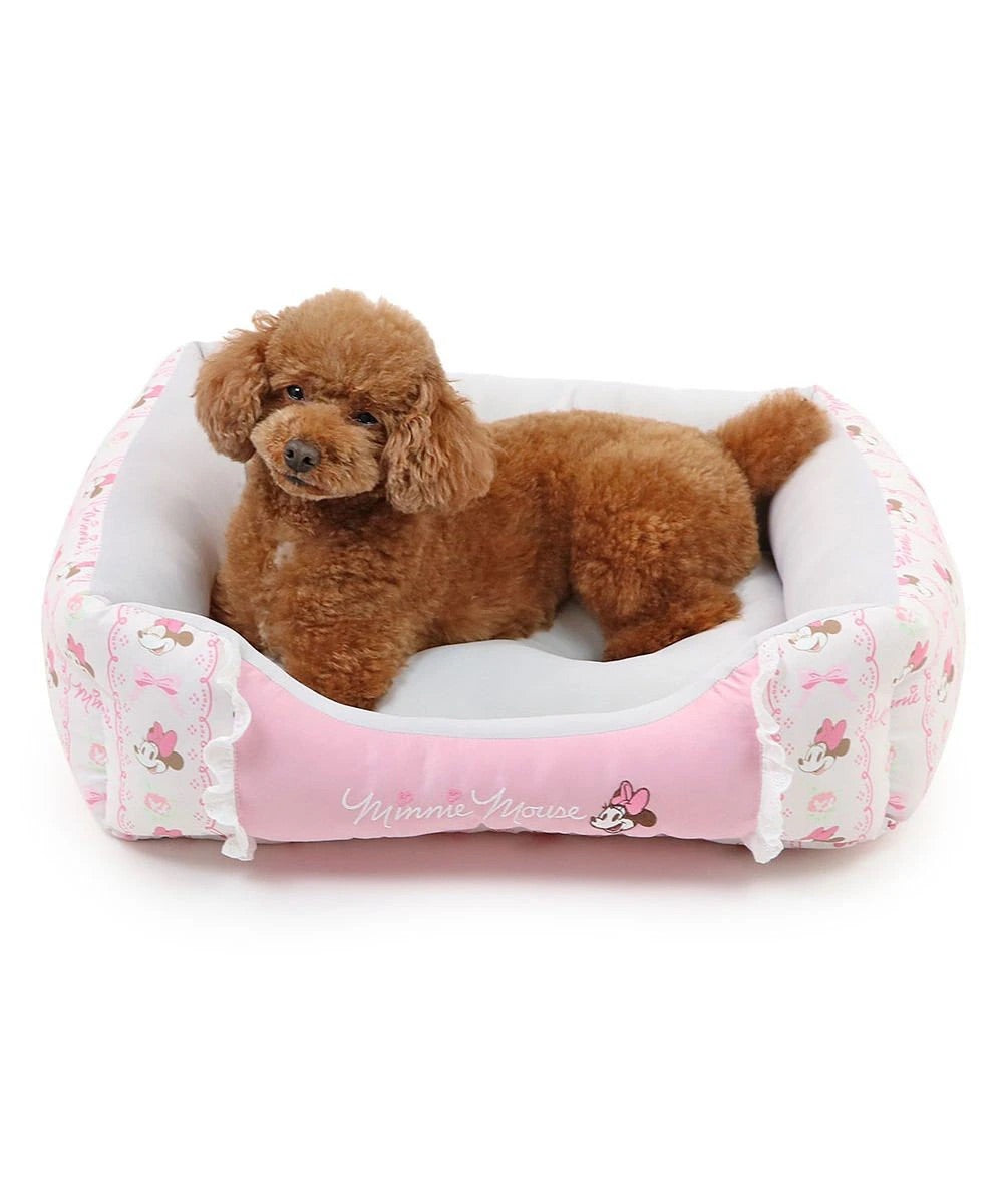 Dog Bed Cool Summer Cuddler Disney Small Dog Lace Pattern | Minnie Mouse Square Cool Touch Summer Cat Pet Bed Washable Cool Cool Cooling Heat Countermeasure Cushion Fluffy