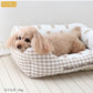 Dog Bed Cool Summer Bear Cuddler Small Dogs Medium Dogs Large Dogs | Plaid Bear Square Cool Touch Sensation Summer Cat Pet Bed Washable Cool Cool Cooling Heat Protection Nursing Care Senior Cushion Fluffy