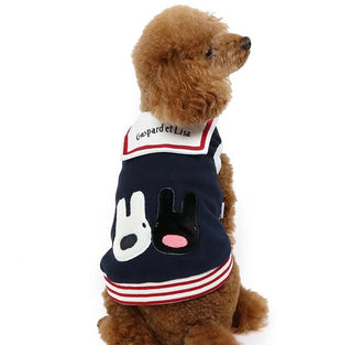 vest Lisa and Gaspard [Small dog] Sailor fleece | Soft, open in the front, easy to wear, does not allow your head to pass through