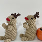 Cotton Rope Reindeer Dog Toy Chew Grinding Teeth Cleaning