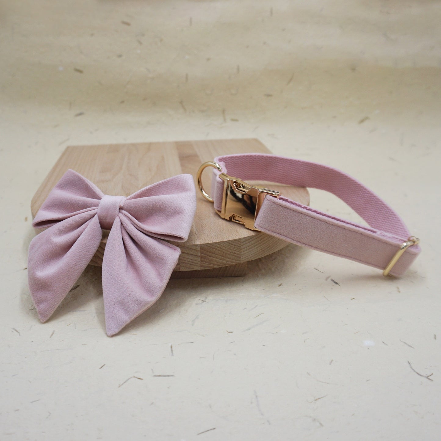 Pink Collar Leash Sailer Bowtie