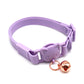 Waterproof Dog Collar Soft Rubber Dog Collar with Safety Alloy Buckle Adjustable Pet Collars for Small Medium Large Dogs