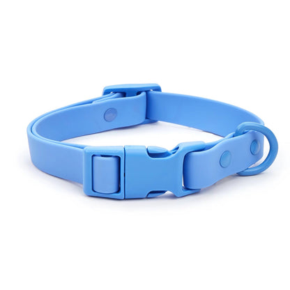 Waterproof Rubber Dog Collar – Soft, Adjustable with Safety Alloy Buckle