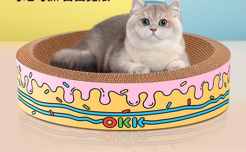 Round Cat Scratcher Toy