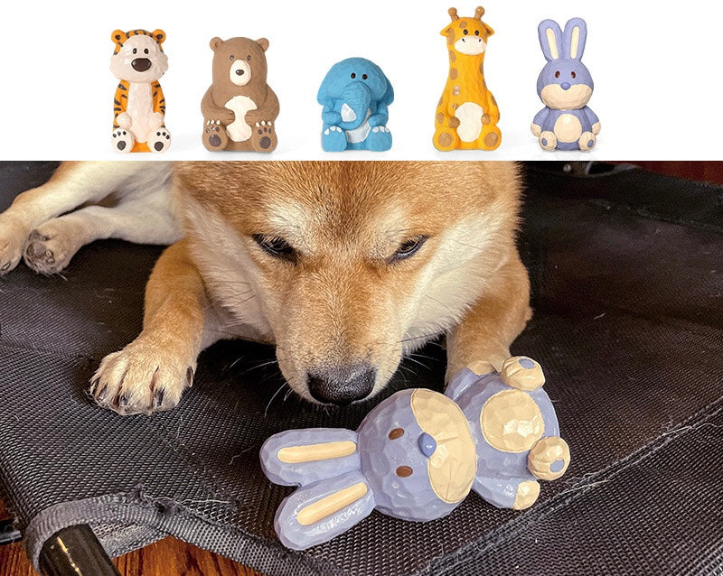 Squeaky Animal Rubber Toys