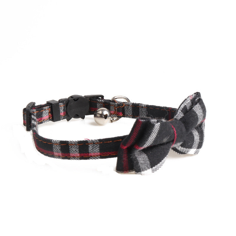 Cat Bow Tie Tartan