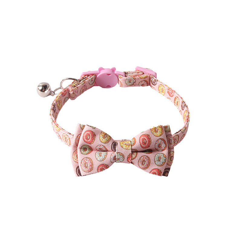 Cat Bow Tie Food Themed