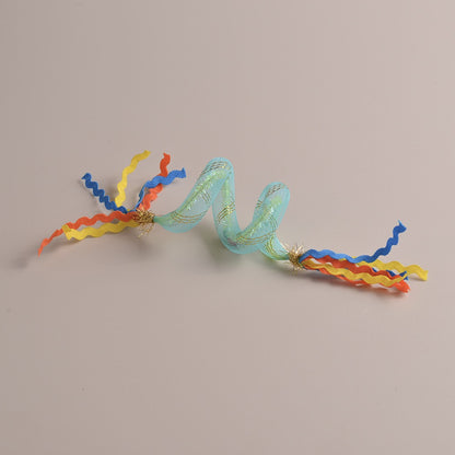 Ribbon Spring Cat Toy