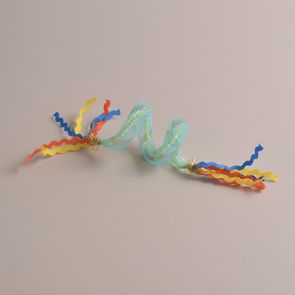 Ribbon Spring Cat Toy