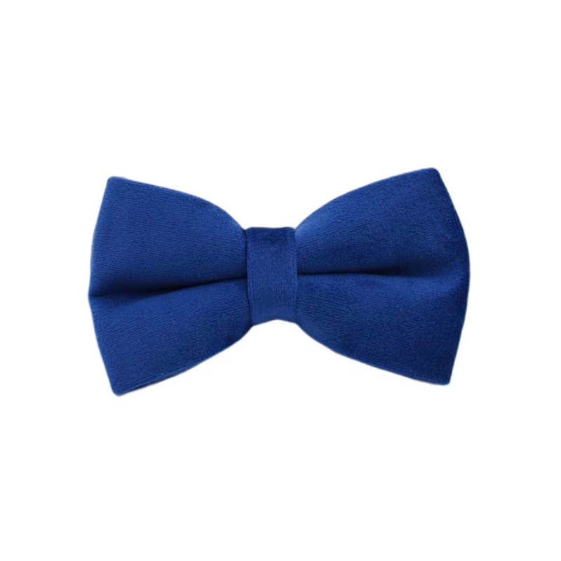 Velvet Collar Leash Bowtie Set 10 Colours