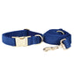 Velvet Collar Leash Bowtie Set 10 Colours