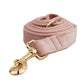 Velvet Collar Leash Bowtie Set 10 Colours