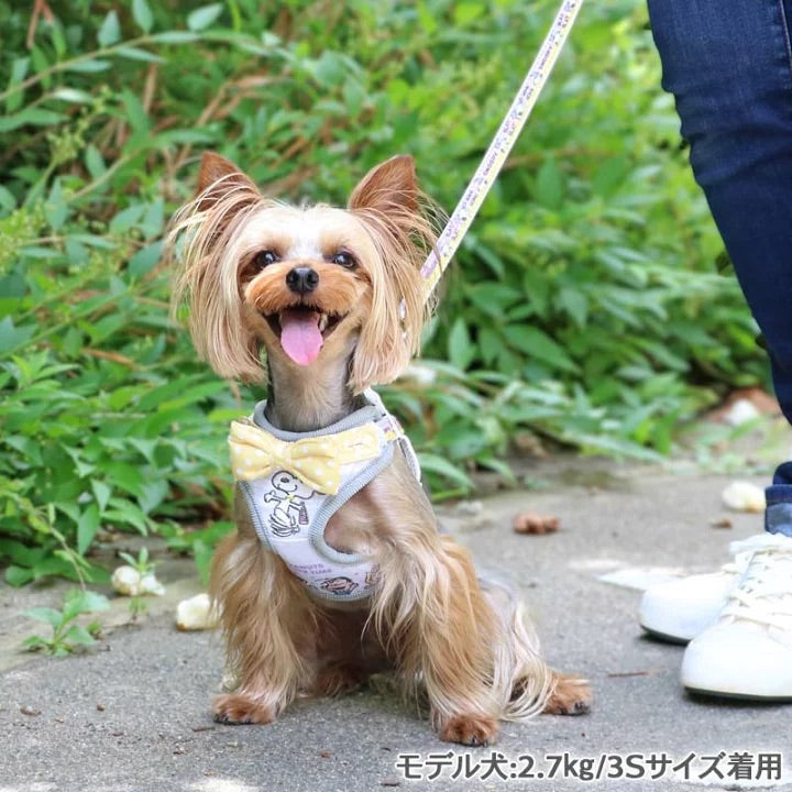 Snoopy Dog Harness & Lead Reflective Small Dog Party | Anniversary Birthday Reflective Night Walk Safety Outing