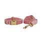 Velvet Collar Leash Bowtie Set 10 Colours