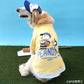 Snoopy Dog Clothes Fine Play T-Shirt White Yellow Small Dog Medium Dog Large Dog | Baseball Uniform Cool Outing Walking Stylish