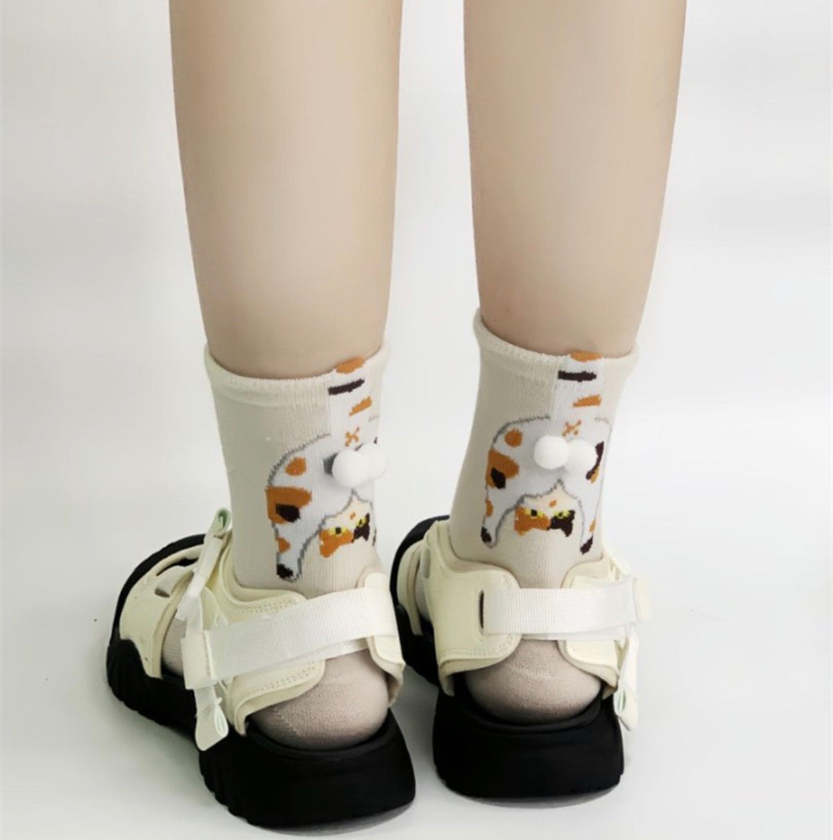 Funny Socks for Hooman – Dog & Cat Novelty Crew Socks