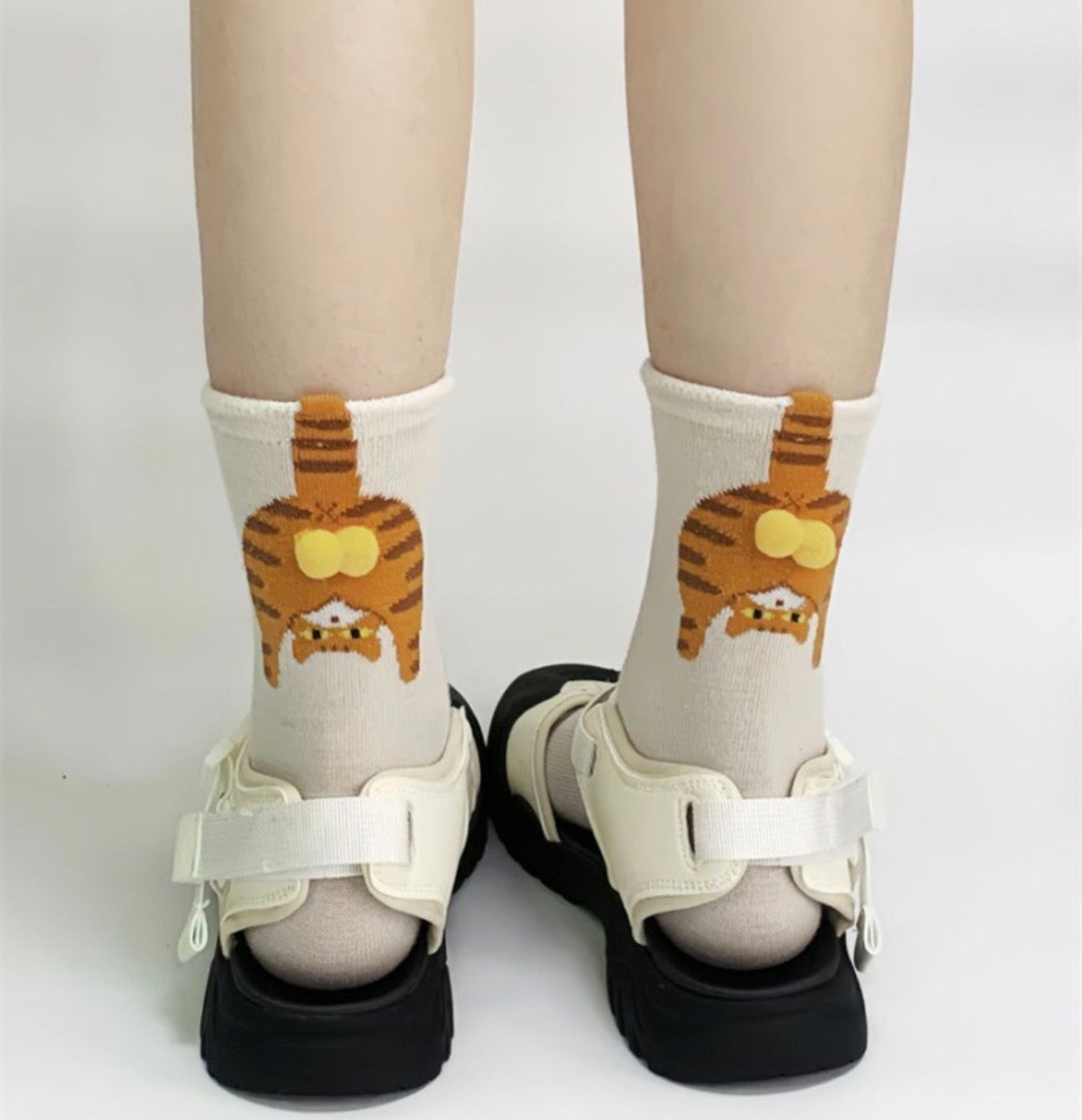 Funny Socks for Hooman – Dog & Cat Novelty Crew Socks