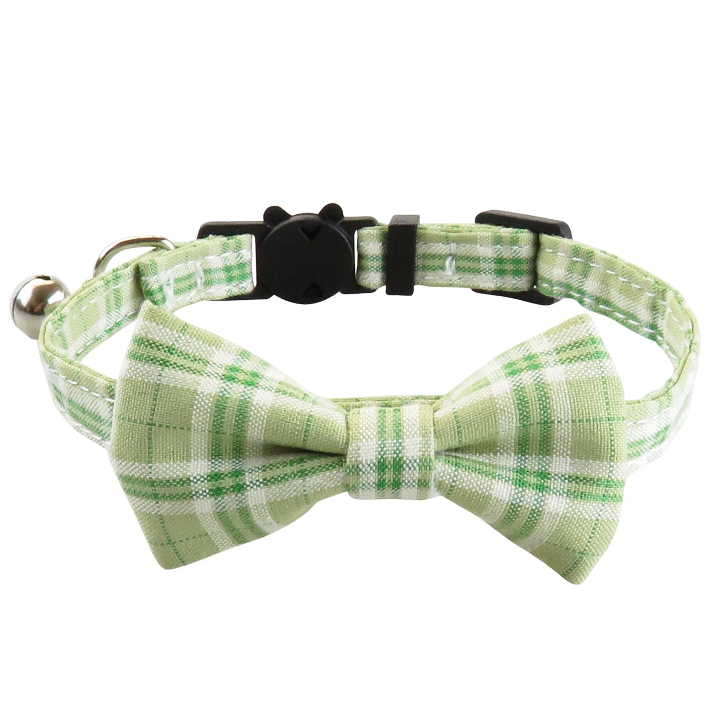 Checked Cat Bow Tie