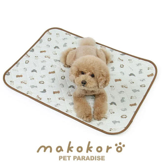 Dog mat, absorbent mat, small dog, puppy pattern, makokoro | Multi-care mat, washable, waterproof, care, senior, placemat, sheet, car, convenient, portable