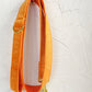 Orange Velour Collar Leash Bowtie