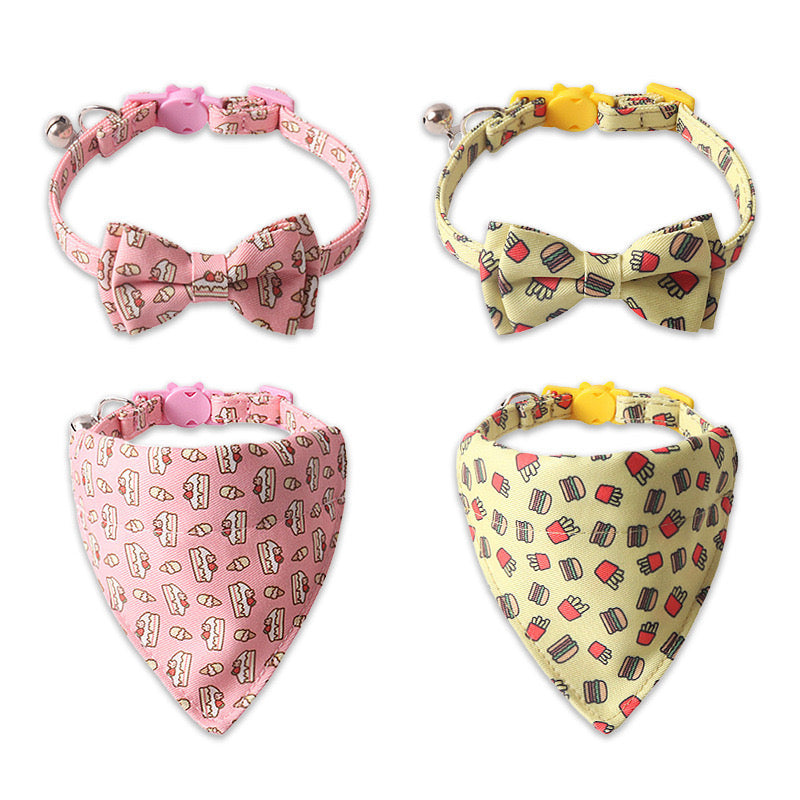 Cat Bow Tie Food Themed