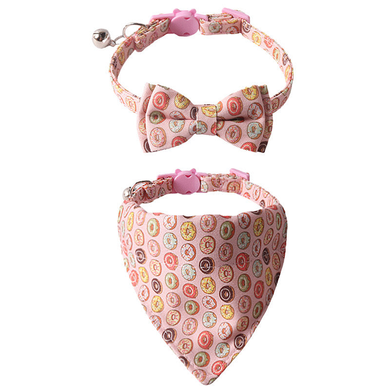 Cat Bow Tie Food Themed