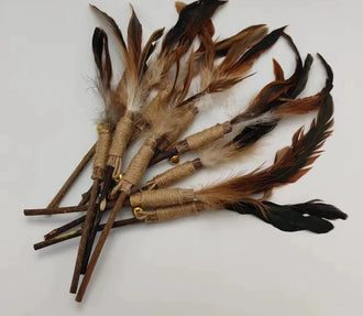 Silvervine Dental Stick with Feather Toy