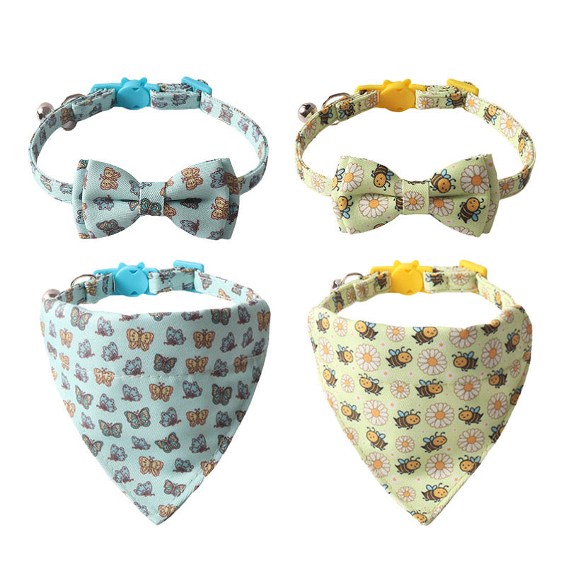 Cat Bow Tie Bandana Animal Themed