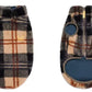 Plaid Vest Fleece for Dogs – 2 Colours | Navy & Brown
