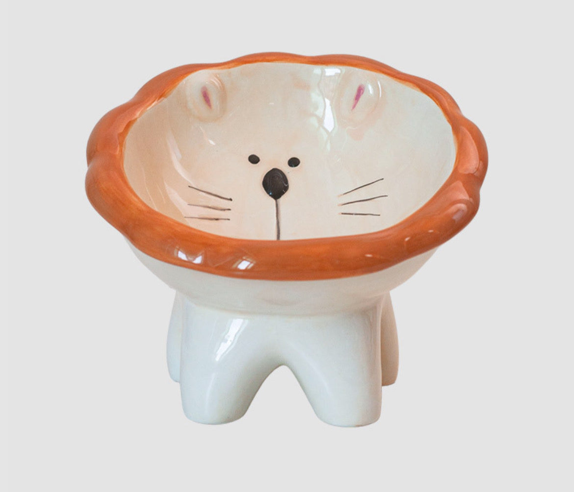 Cat Elevated Bowl
