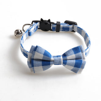Cat Bow Tie Plaid