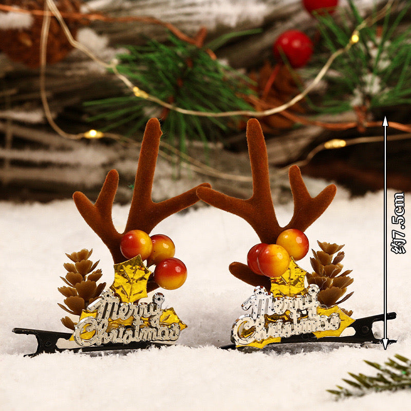 Reindeer Hairclip