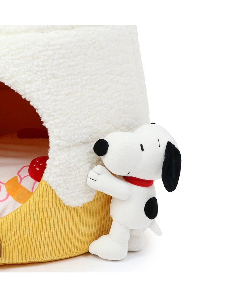 Snoopy 2way Pet Bed Anniversary Birthday | Cuddler Cake with Mascot Strawberry Fruit Birthday