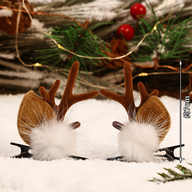 Reindeer Hairclip