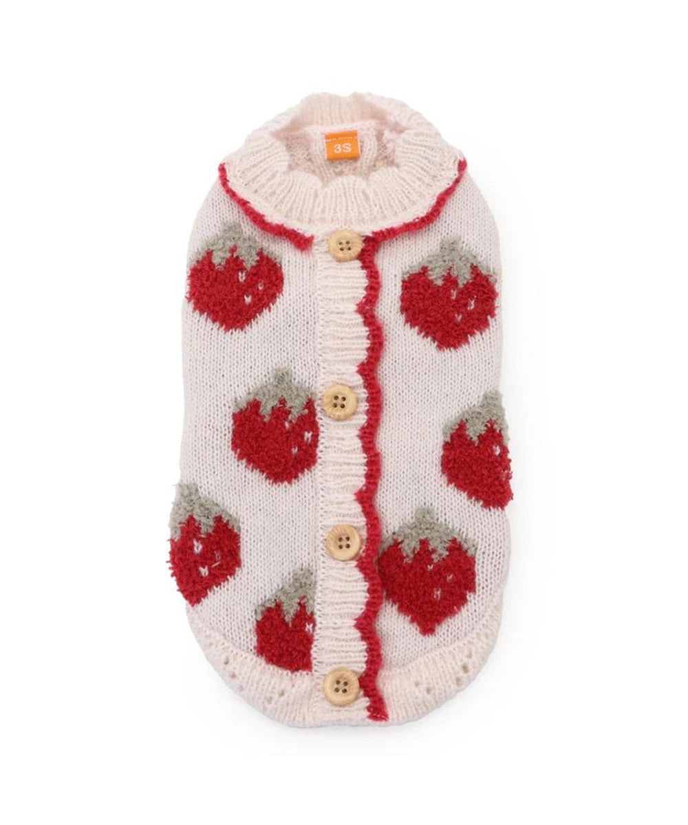 Strawberry Fluffy Sweater Jumper