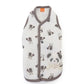 Fluffy Quilted Vest "Panda"