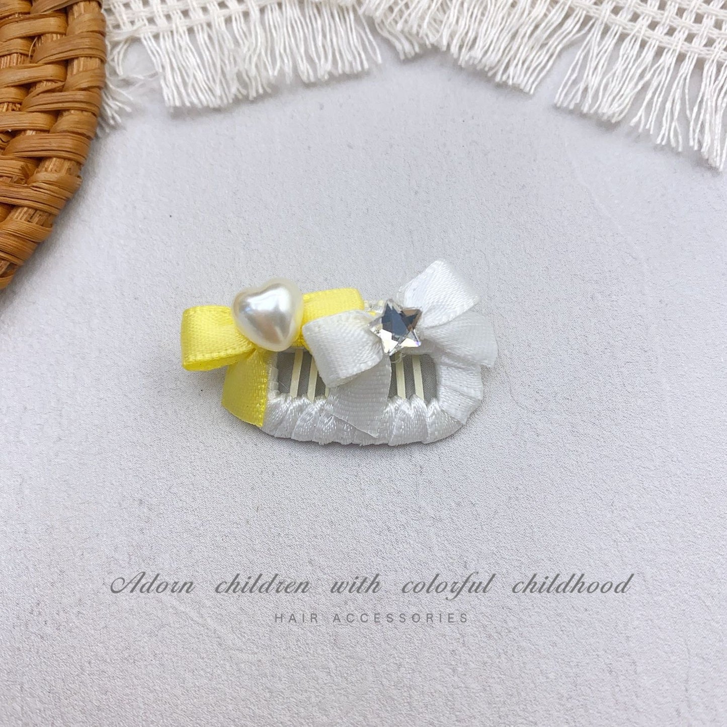 2.3cm Mini Hair Clip -Star Diamond