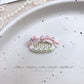 2.3cm Mini Hair Clip -Bows and Diamond