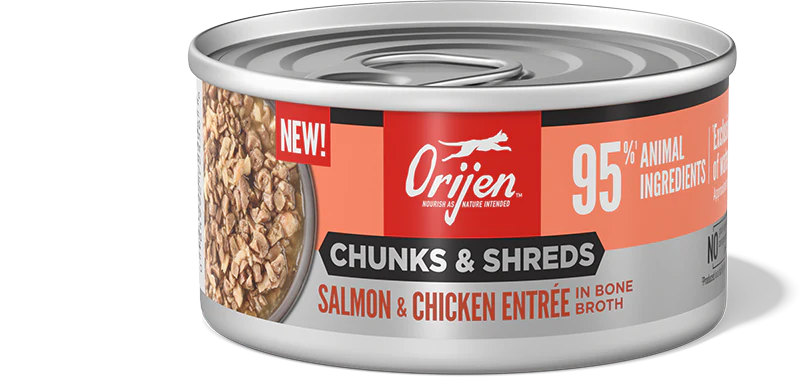 Orijen Chunks & Shreds | Salmon & Chicken 85g