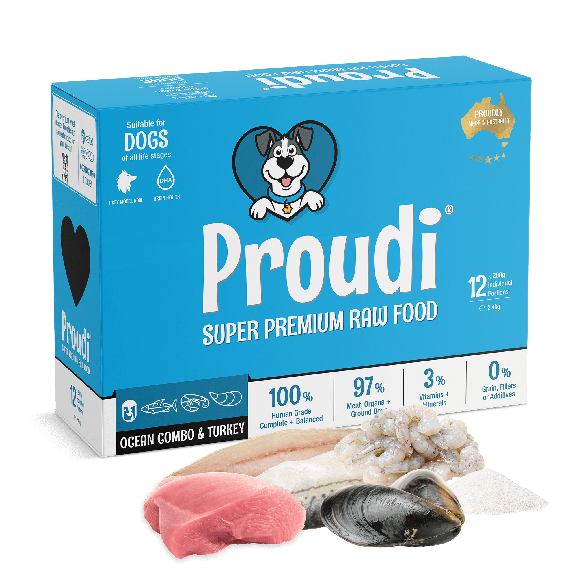 Proudi Dog Ocean Combo & Turkey