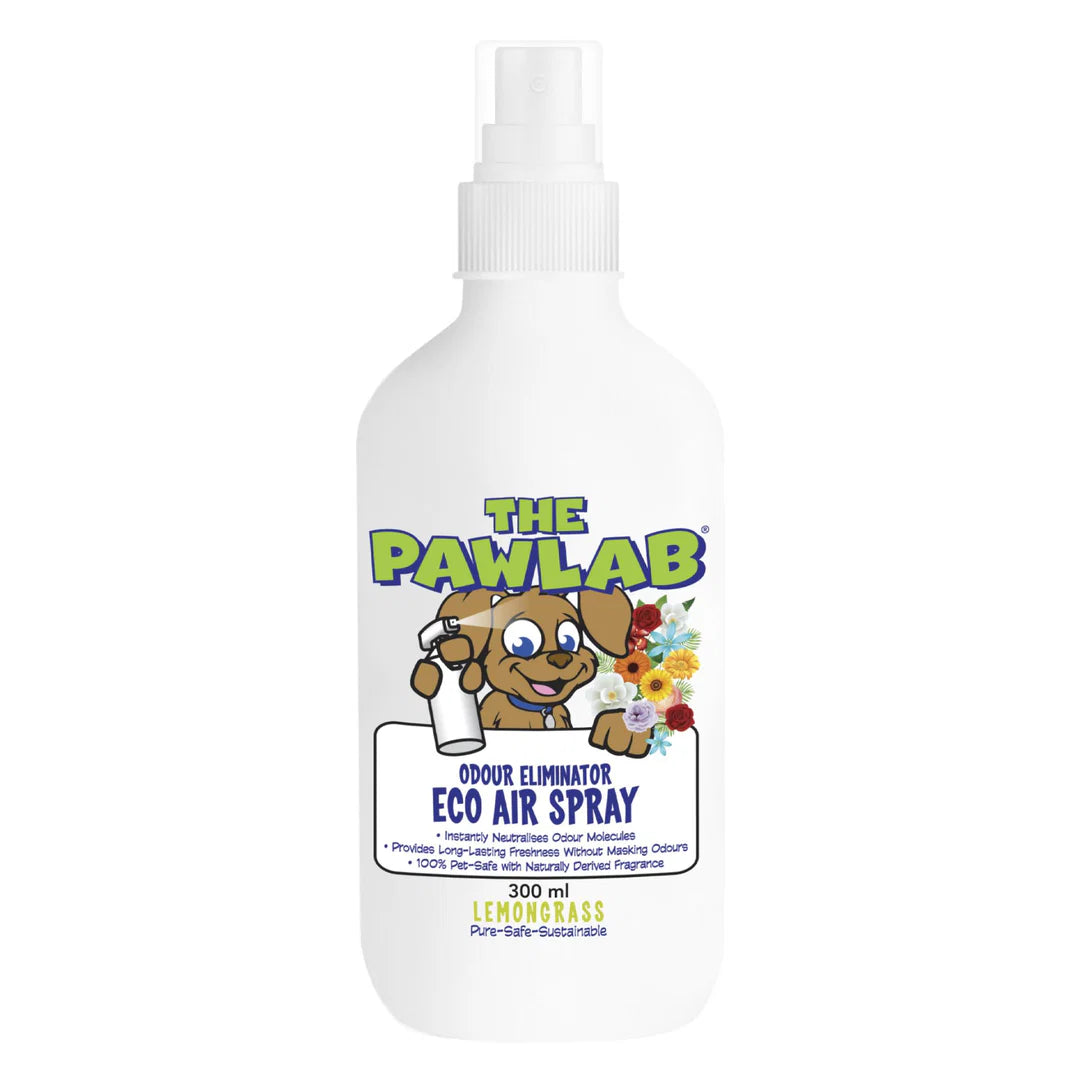 PawLab Eco Air Spray | Pet Odour Eliminator 300ml | River Mint, Lemongrass & Vanilla