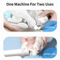 Rechargeable 2-in-1 Pet Nail Grinder and Clipper with LED Light