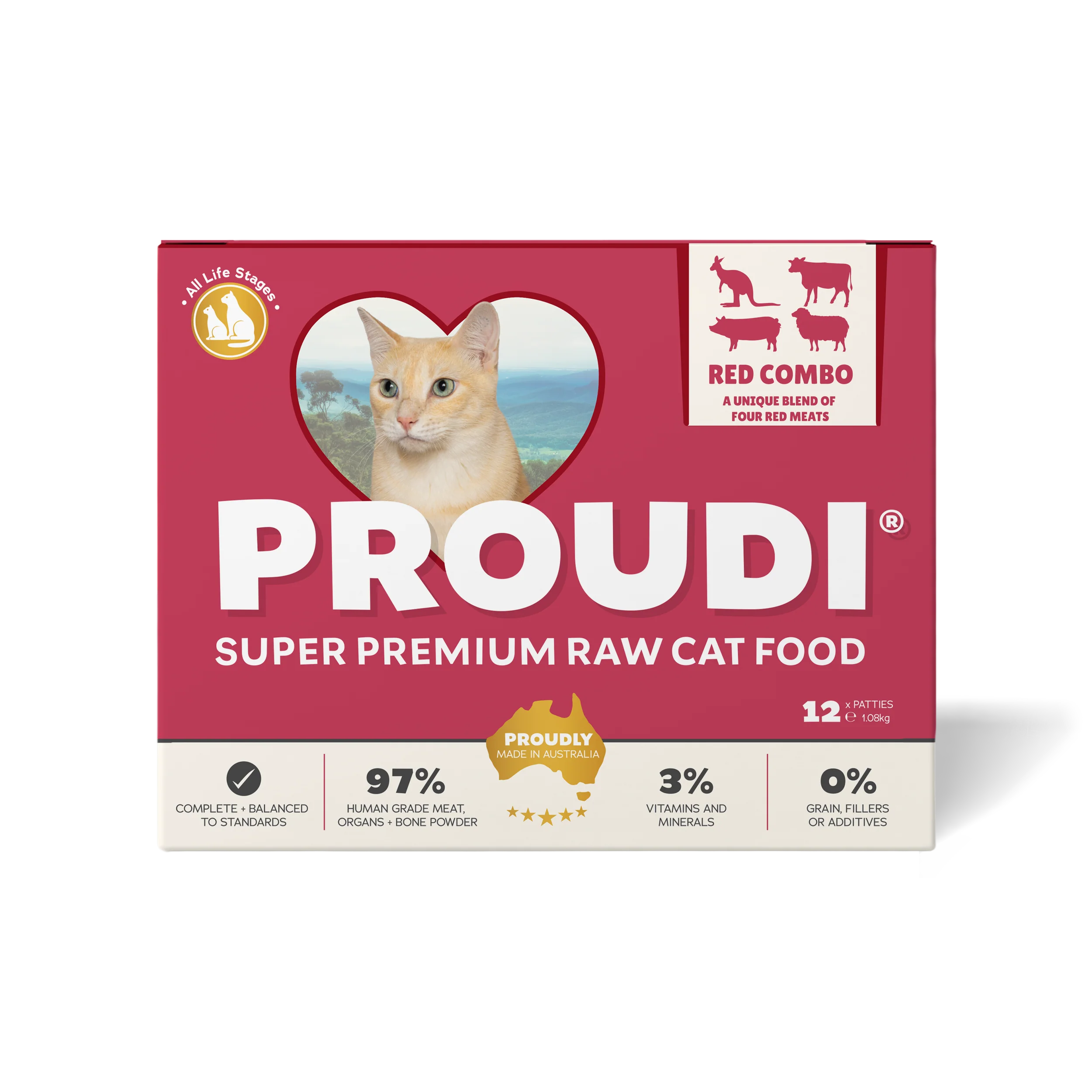 Proudi Cat Red Combo