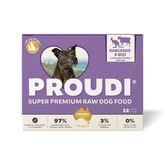 Proudi狗袋鼠和牛肉
